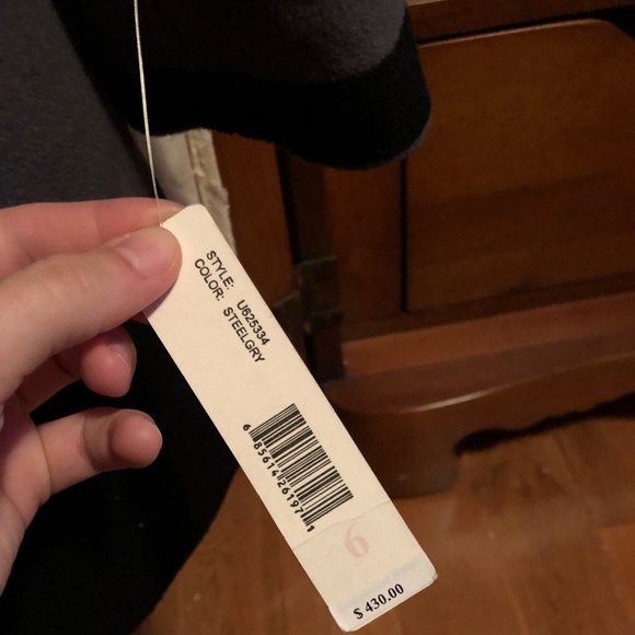 ❗️SALE❗️Black & Gray Pea Coat - Picture 6 of 8